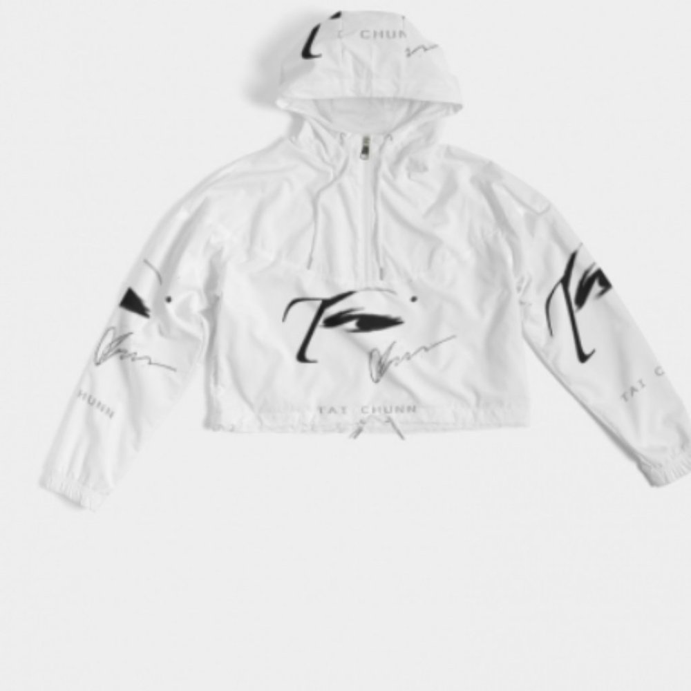 Track pants and Crop Top Windbreaker Jacket